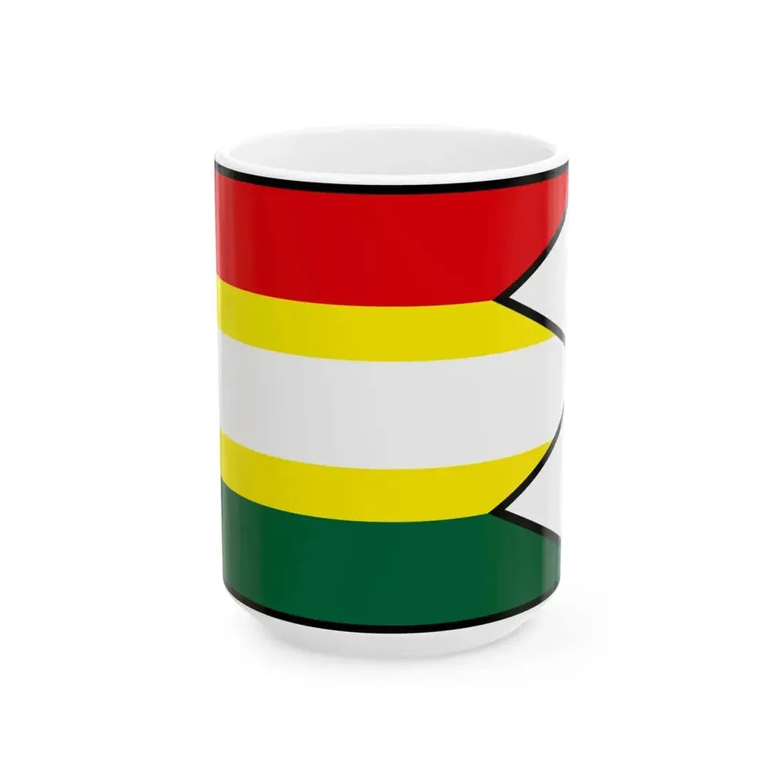Andovce Nove Zamky Flag (Slovakia) White Coffee Mug 15oz - Go Mug Yourself