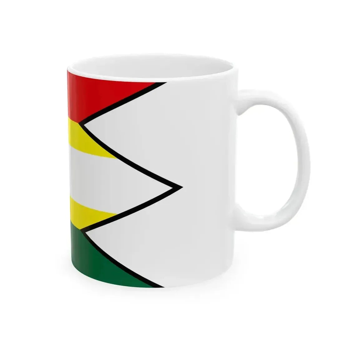 Andovce Nove Zamky Flag (Slovakia) White Coffee Mug - Go Mug Yourself