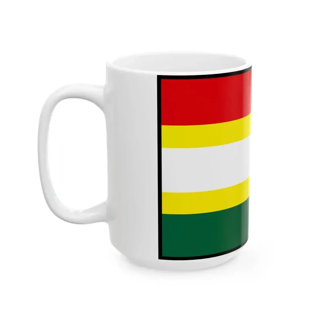 Andovce Nove Zamky Flag (Slovakia) White Coffee Mug - Go Mug Yourself