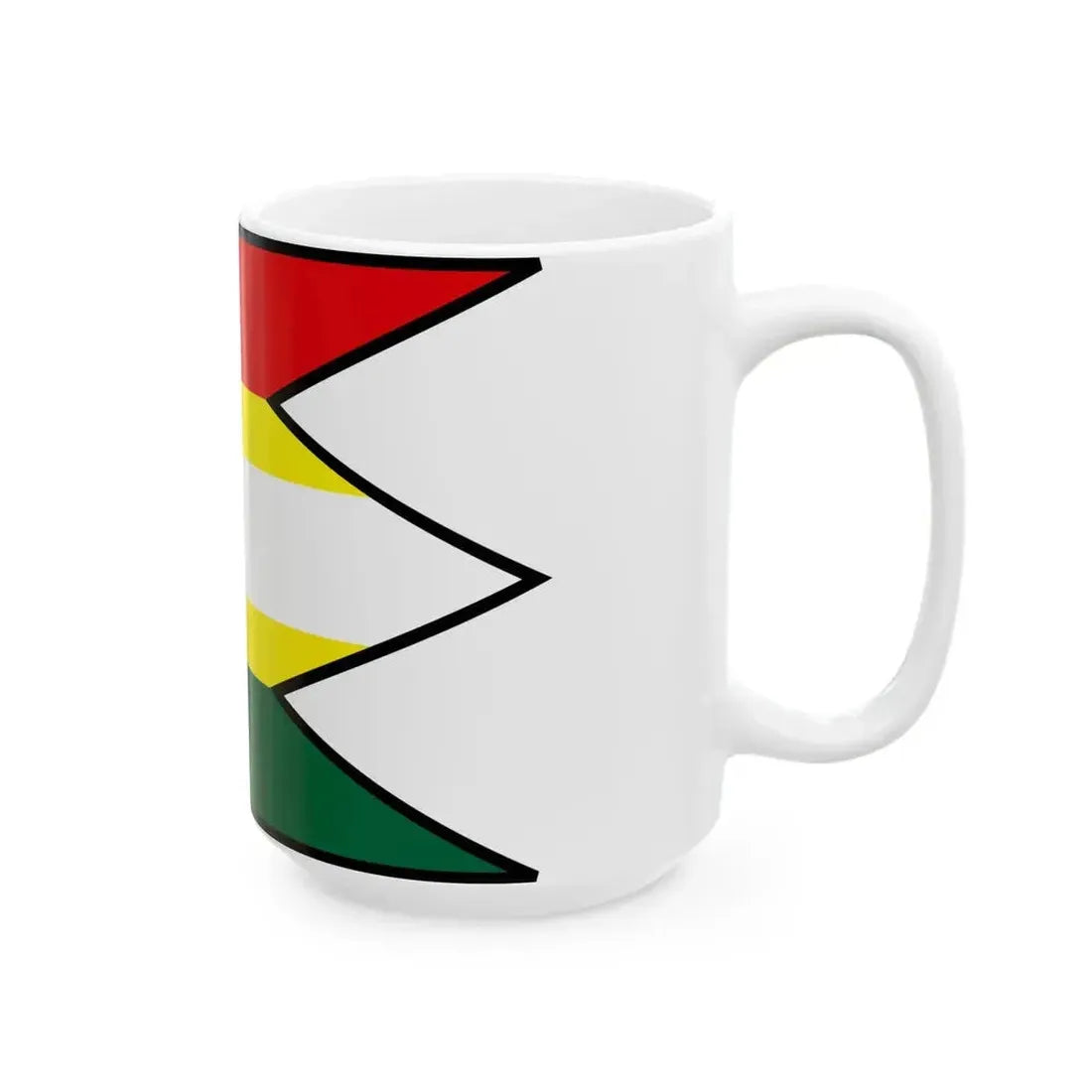 Andovce Nove Zamky Flag (Slovakia) White Coffee Mug - Go Mug Yourself