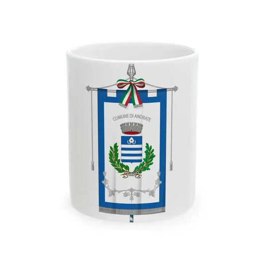 Andrate-Gonfalone (Italy) White Coffee Mug 11oz - Go Mug Yourself