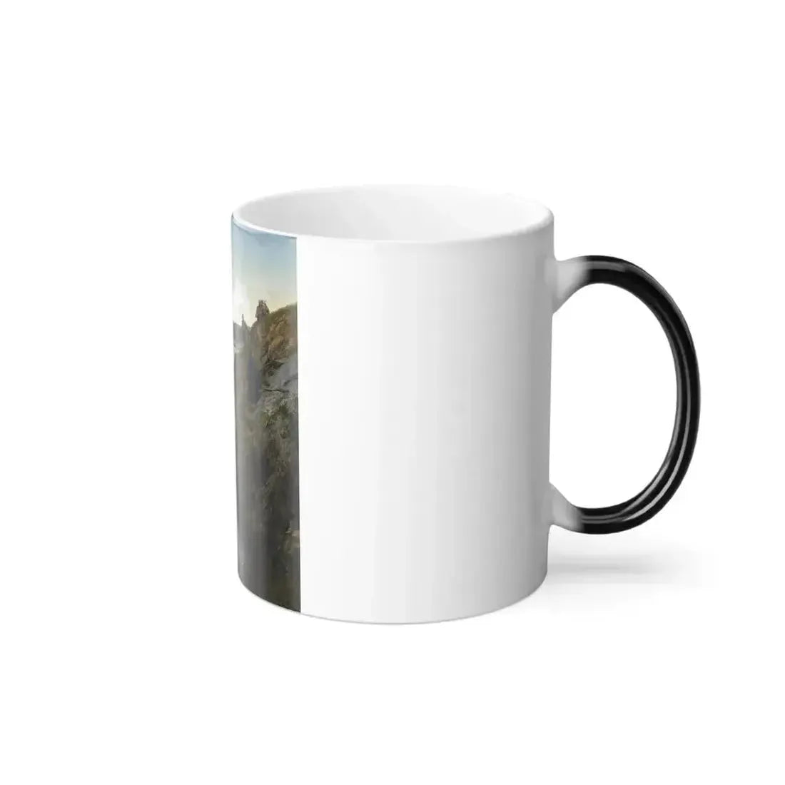 Andreas Achenbach (1815-1910) A Dutch Coastal Landscape - Oil on Canvas 1885 - Color Changing Mug 11oz - Go Mug Yourself