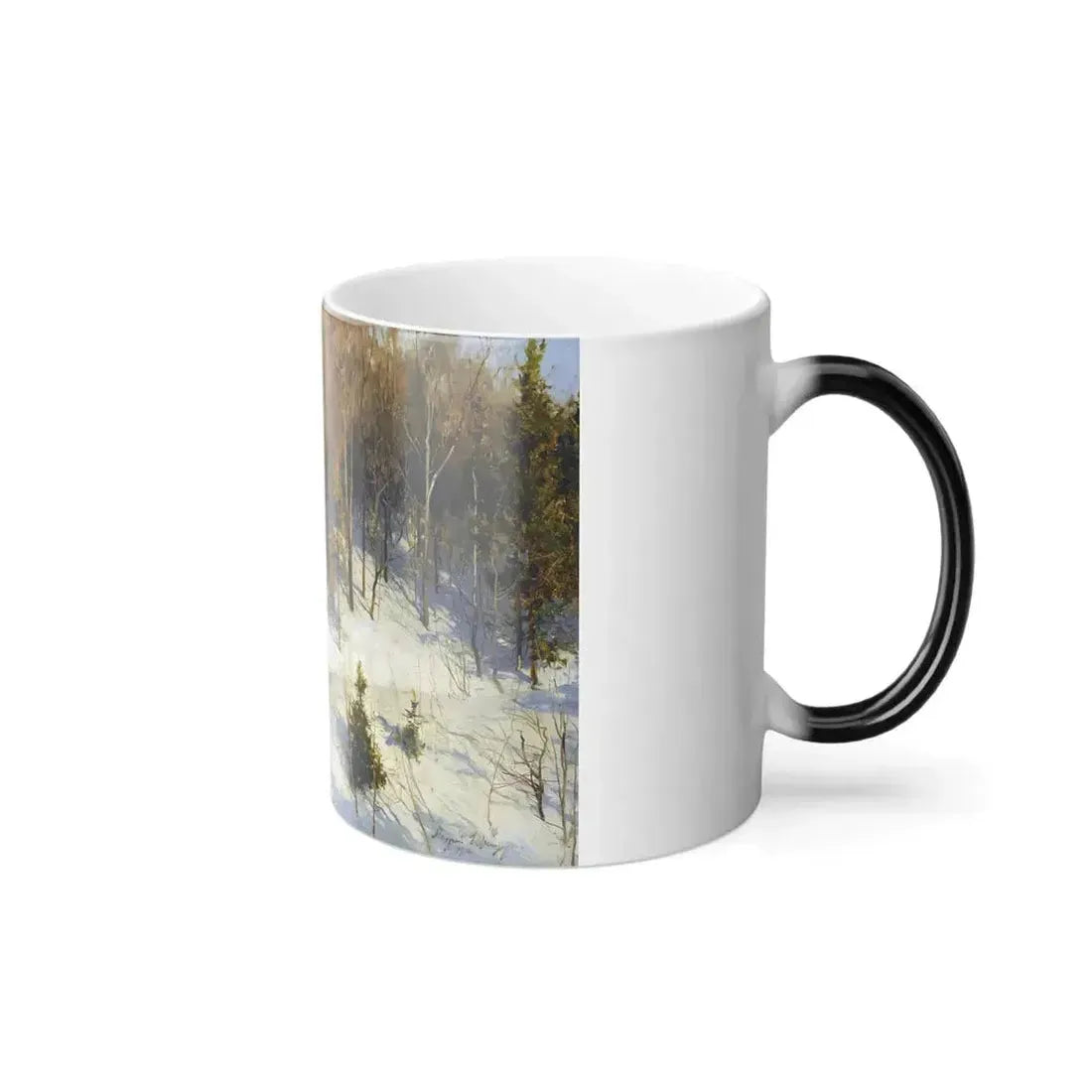 Andrei Nikolaevich Schilder (1861-1919) Winter Sun - 1914 - Color Changing Mug 11oz - Go Mug Yourself