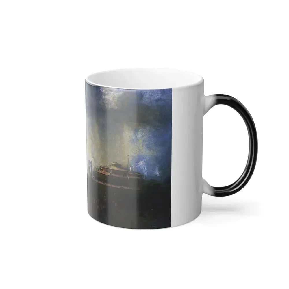 Andrew W Melrose (1836-1901) Castle Garden, New York Battery - Color Changing Mug 11oz - Go Mug Yourself