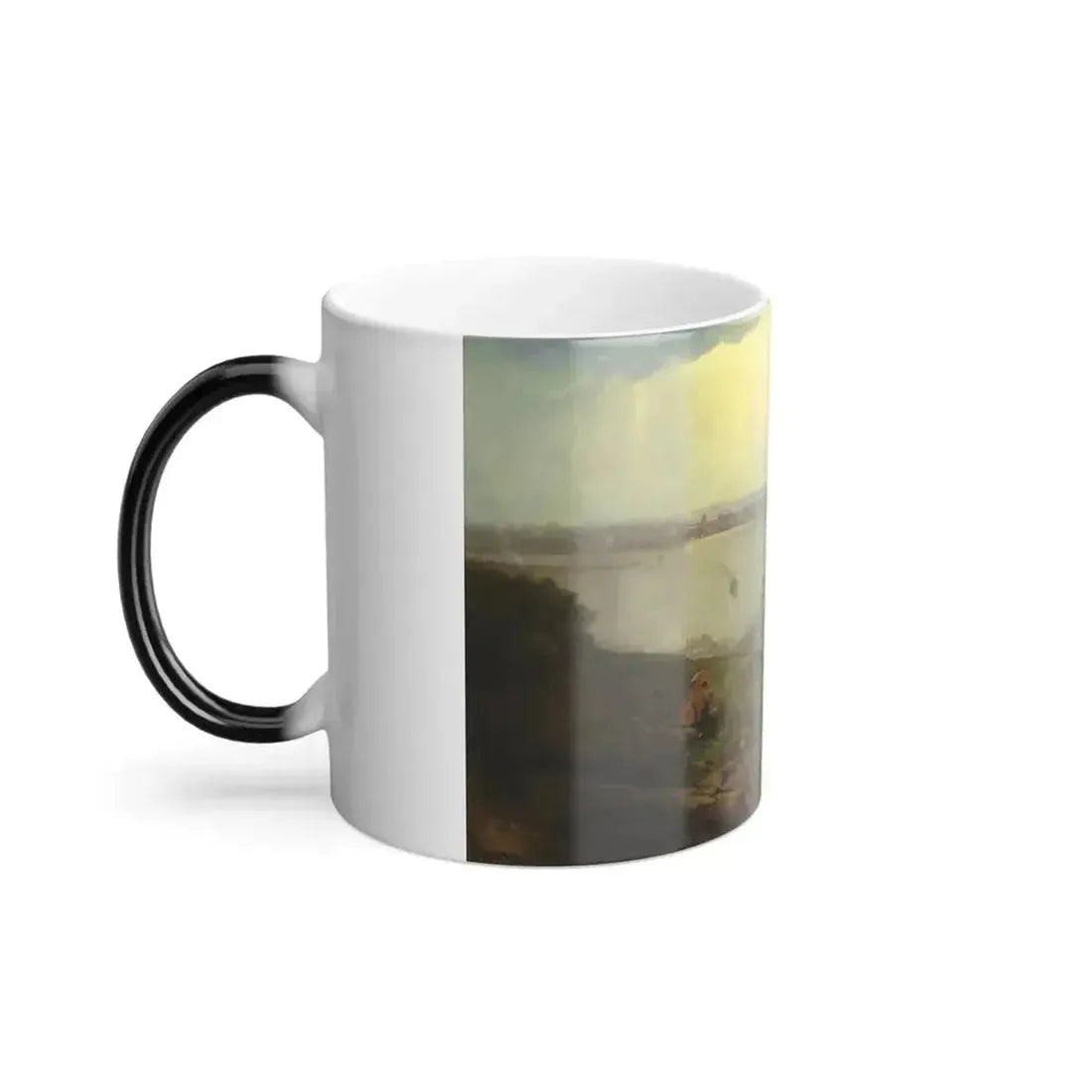 Andrew W Melrose (1836-1901) View from New Jersey Looking Towards Downtown New York - Color Changing Mug 11oz - Go Mug Yourself