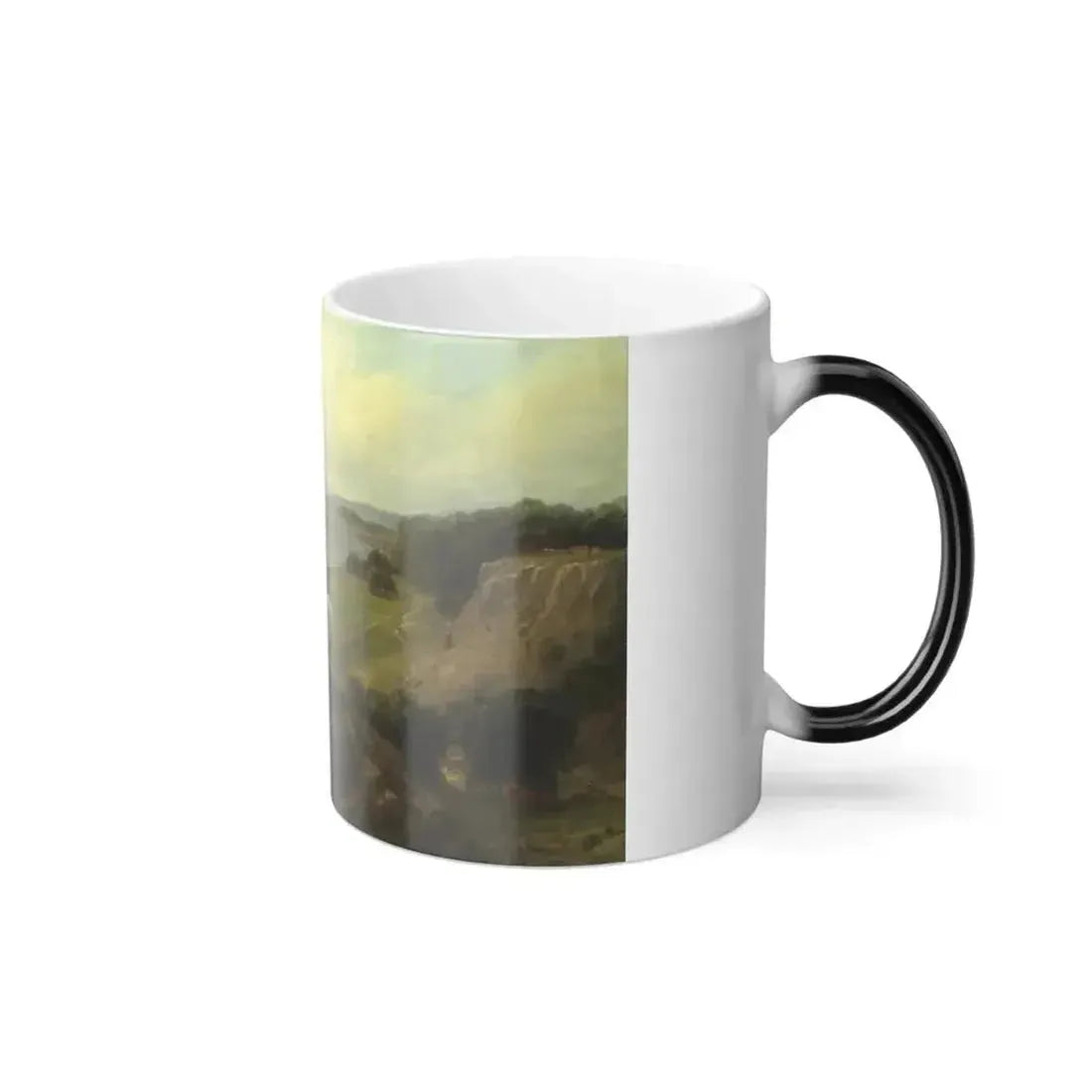 Andrew W Melrose (1836-1901) View from New Jersey Looking Towards Downtown New York - Color Changing Mug 11oz - Go Mug Yourself