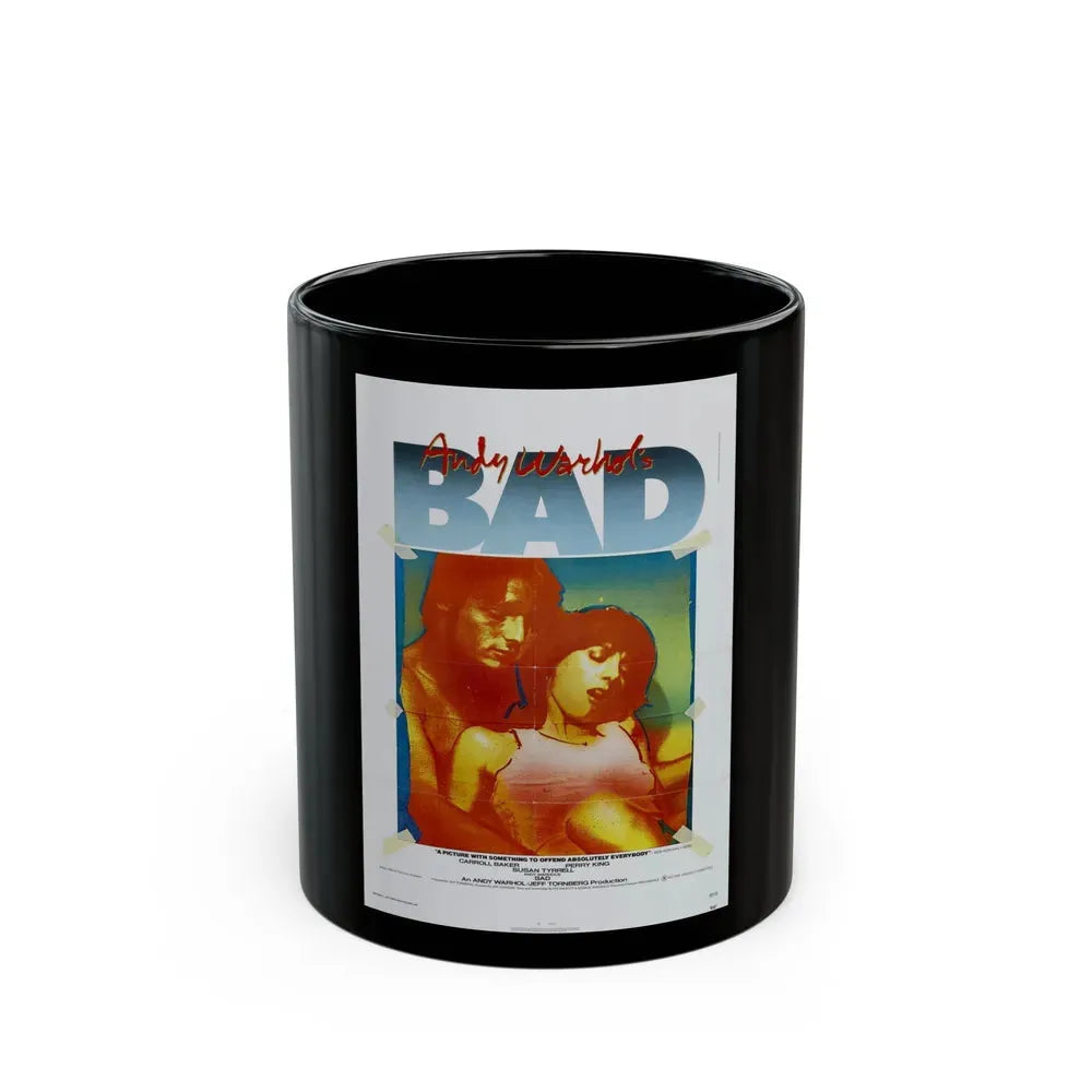 ANDY WARHOL'S BAD 1977 Movie Poster - Black Coffee Mug 11oz - Go Mug Yourself