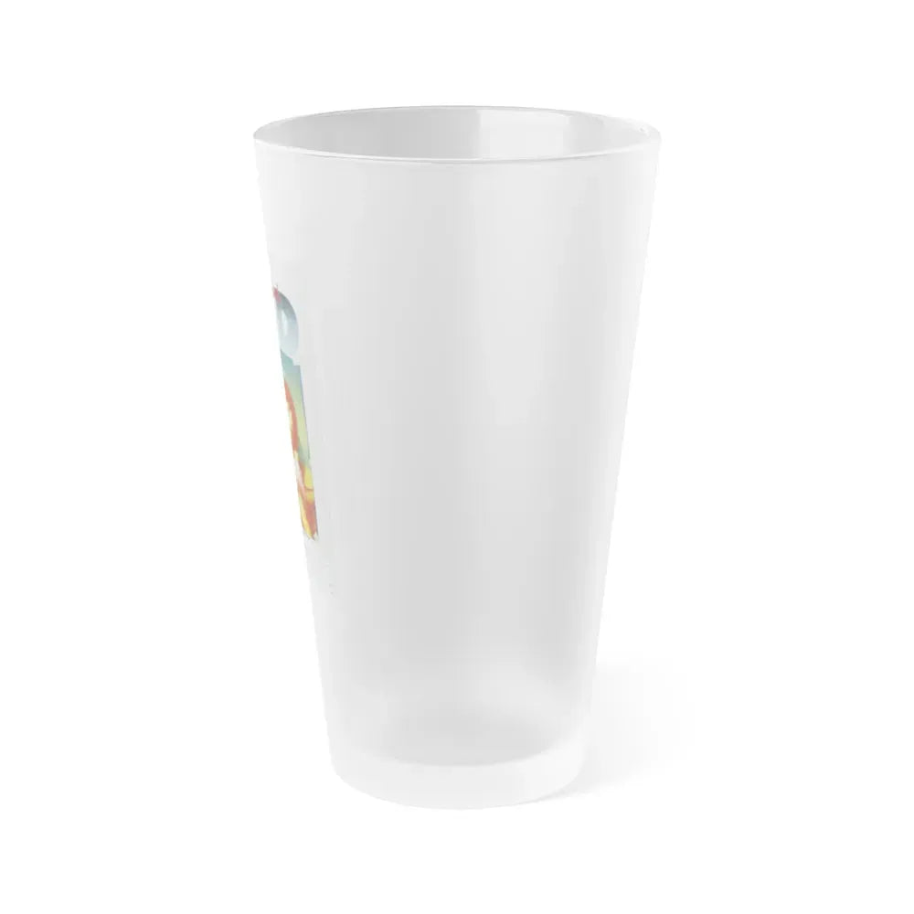 ANDY WARHOL'S BAD 1977 Movie Poster - Frosted Pint Glass 16oz - Go Mug Yourself