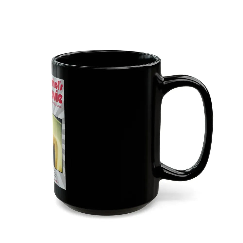 ANDY WARHOL'S BLUE MOVIE 1969 Movie Poster - Black Coffee Mug - Go Mug Yourself