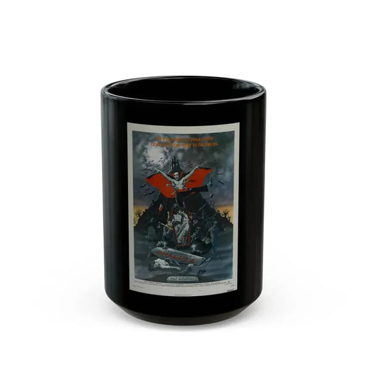 ANDY WARHOL'S DRACULA 1974 Movie Poster - Black Coffee Mug 15oz - Go Mug Yourself
