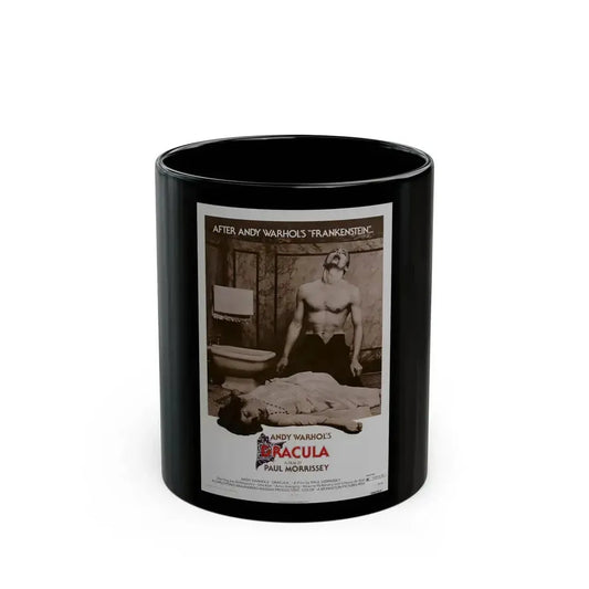 ANDY WARHOL'S DRACULA (2) 1974 Movie Poster - Black Coffee Mug 11oz - Go Mug Yourself