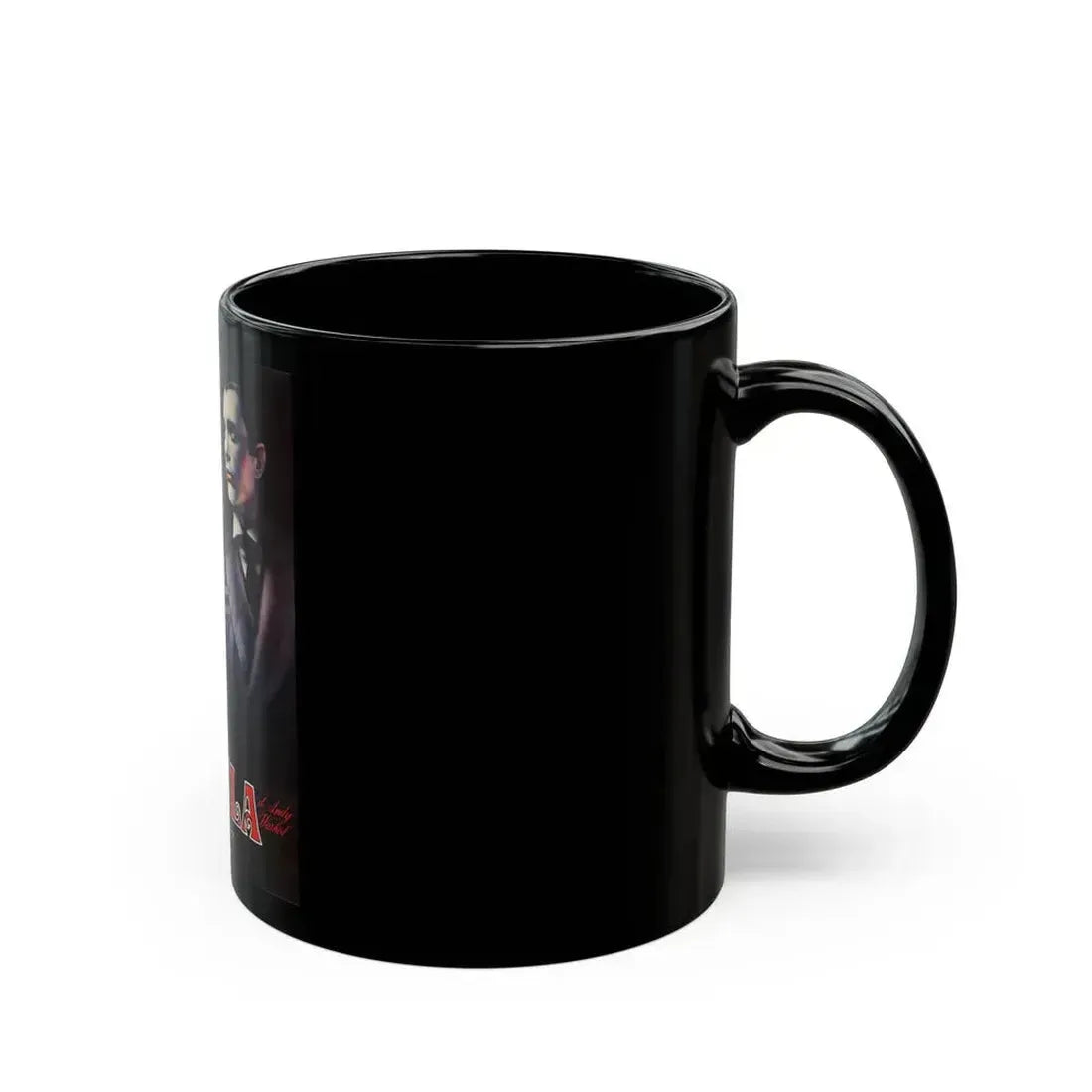 ANDY WARHOL'S DRACULA (FRENCH) 1974 Movie Poster - Black Coffee Mug - Go Mug Yourself