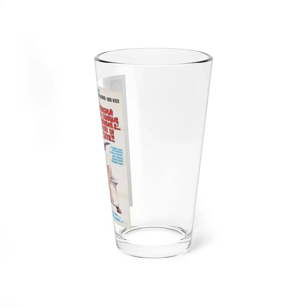 ANDY WARHOL'S DRACULA (ITALIAN) 1974 Movie Poster - Pint Glass 16oz - Go Mug Yourself