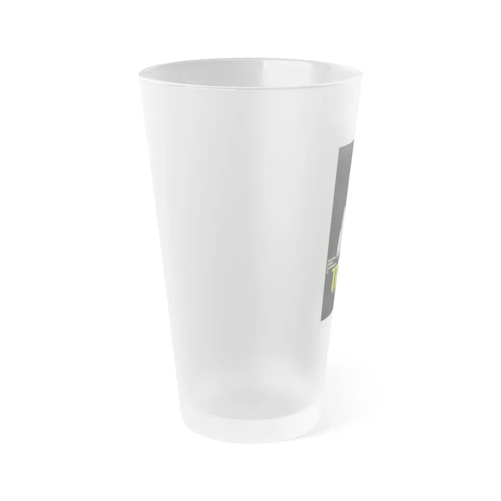 ANDY WARHOL'S TRASH 1970 Movie Poster - Frosted Pint Glass 16oz - Go Mug Yourself