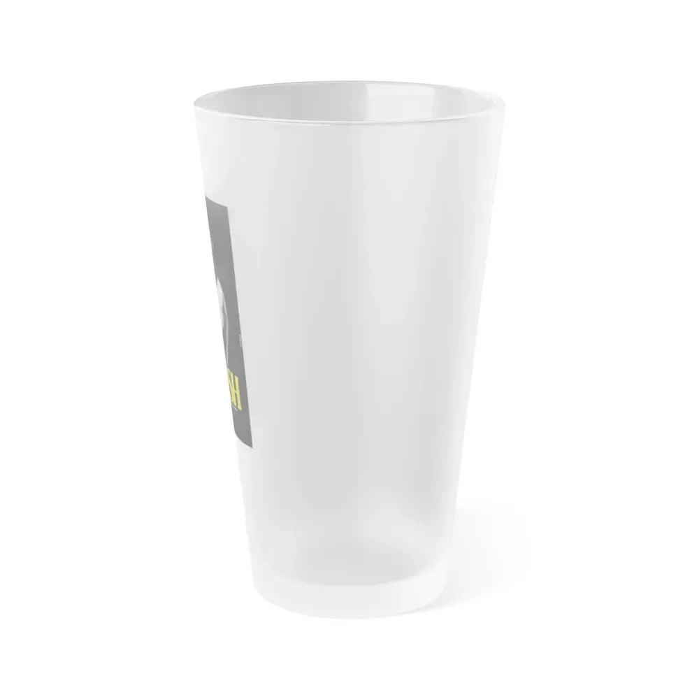 ANDY WARHOL'S TRASH 1970 Movie Poster - Frosted Pint Glass 16oz - Go Mug Yourself