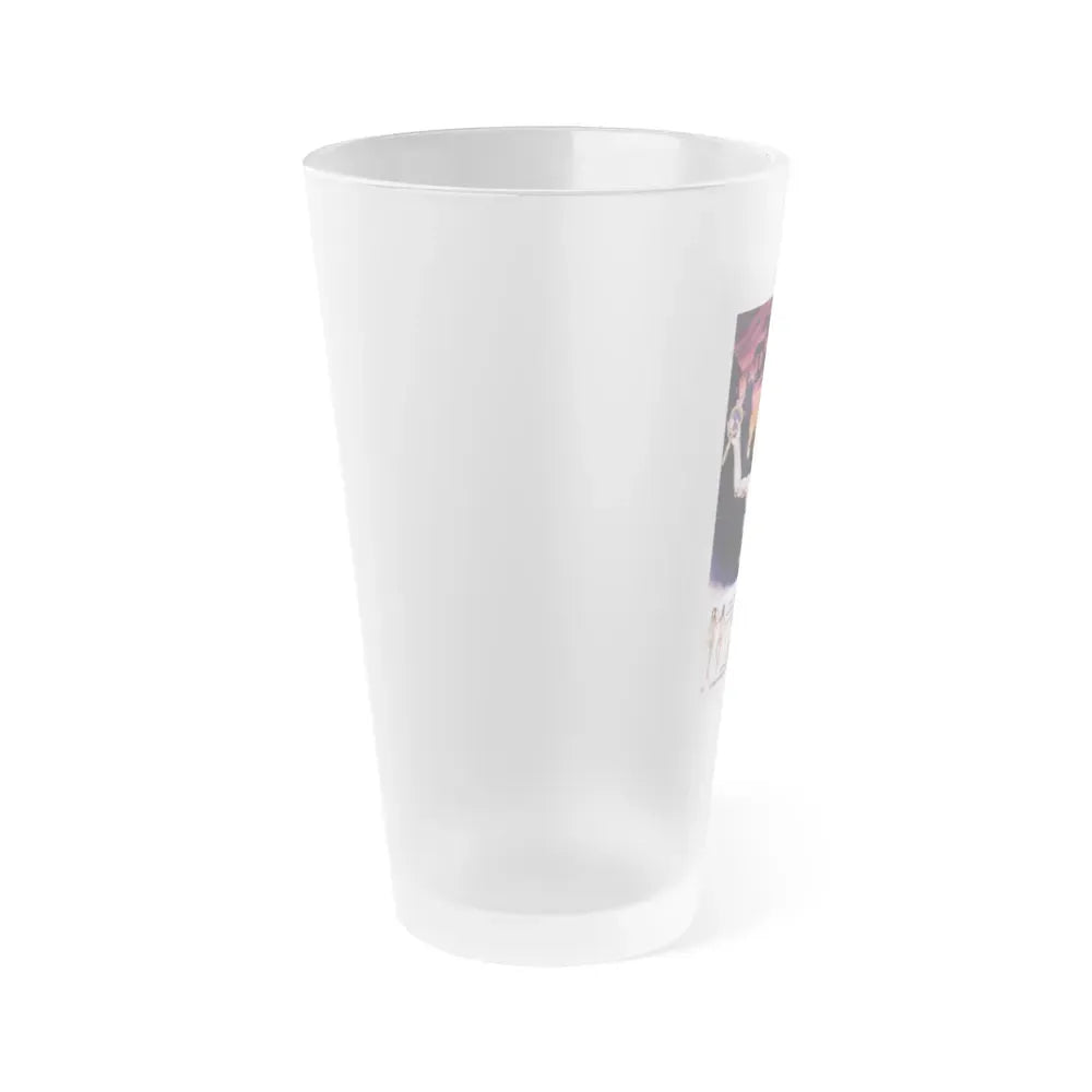 ANDY WARHOL'S YOUNG DRACULA (ANDY WARHOL'S DRACULA)(2) 1974 Movie Poster - Frosted Pint Glass 16oz - Go Mug Yourself