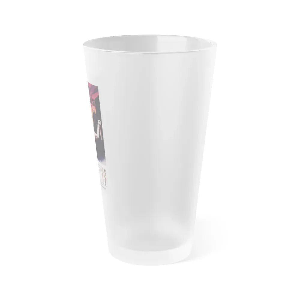 ANDY WARHOL'S YOUNG DRACULA (ANDY WARHOL'S DRACULA)(2) 1974 Movie Poster - Frosted Pint Glass 16oz - Go Mug Yourself