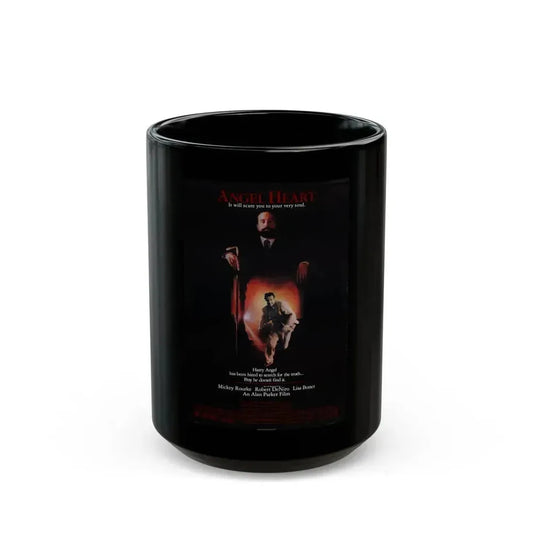 ANGEL HEART 1987 Movie Poster - Black Coffee Mug 15oz - Go Mug Yourself