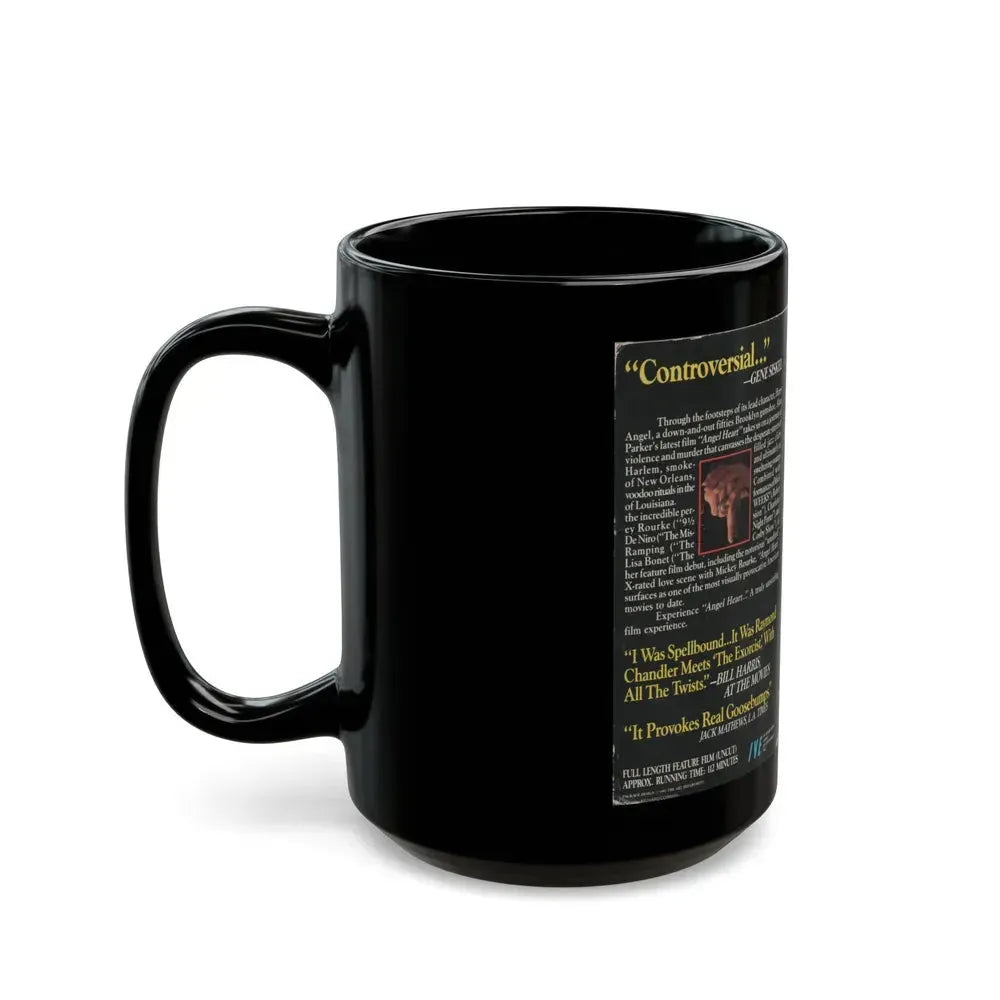 ANGEL HEART (VHS COVER) - Black Coffee Mug - Go Mug Yourself