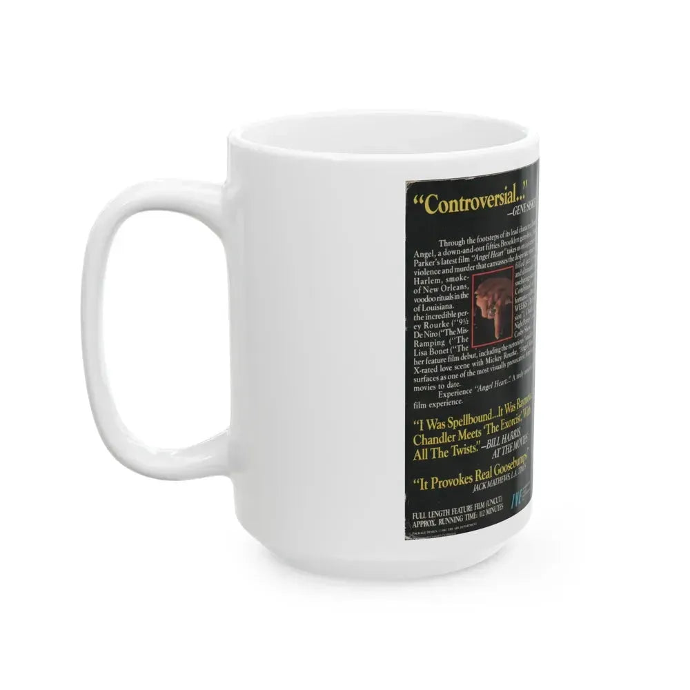 ANGEL HEART (VHS COVER) - White Coffee Mug - Go Mug Yourself