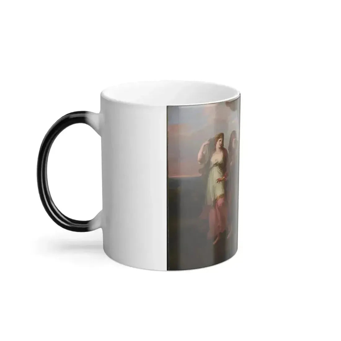 Angelica Kauffmann (1741-1807) Telemachus and the Nymphs of Calypso - Oil on Canvas 1782 - Color Changing Mug 11oz - Go Mug Yourself