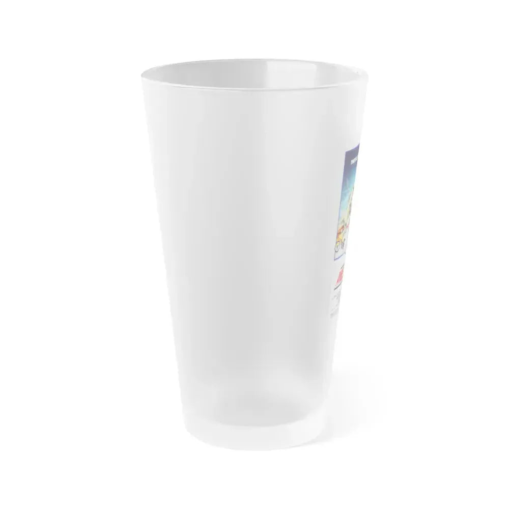 ANGELS BRIGADE 1979 Movie Poster - Frosted Pint Glass 16oz - Go Mug Yourself