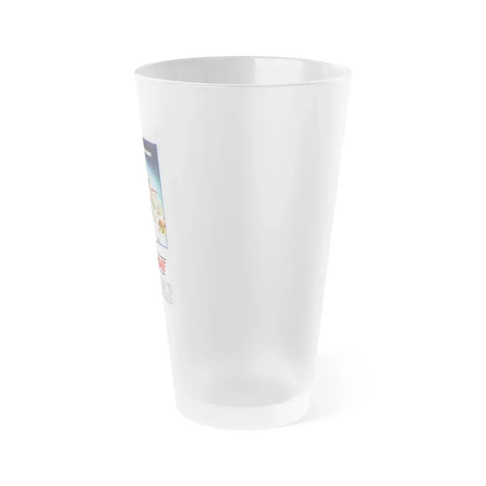 ANGELS BRIGADE 1979 Movie Poster - Frosted Pint Glass 16oz - Go Mug Yourself