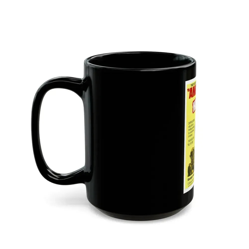 ANGELS DIE HARD 1970 Movie Poster - Black Coffee Mug - Go Mug Yourself