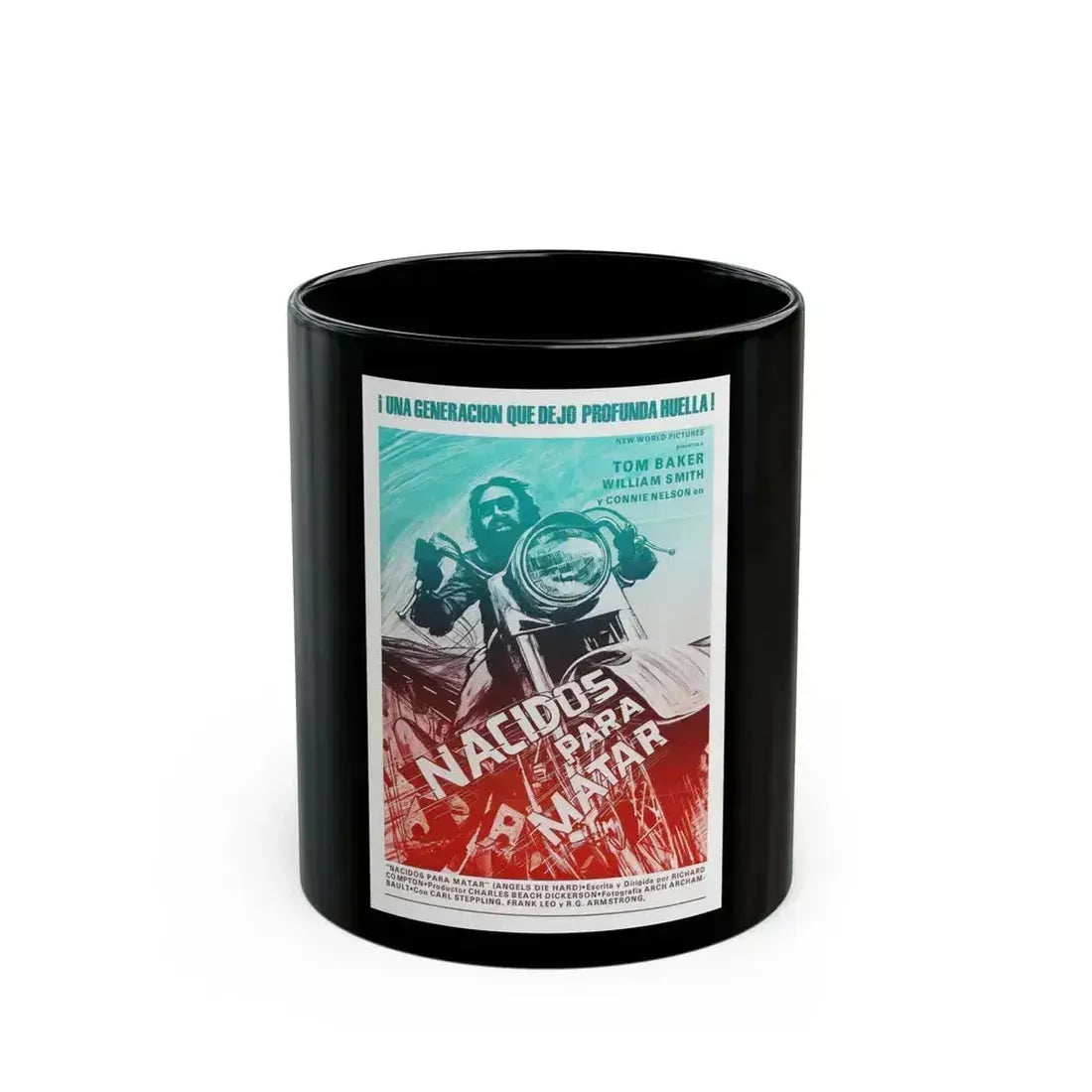 ANGELS DIE HARD (2) 1970 Movie Poster - Black Coffee Mug 11oz - Go Mug Yourself