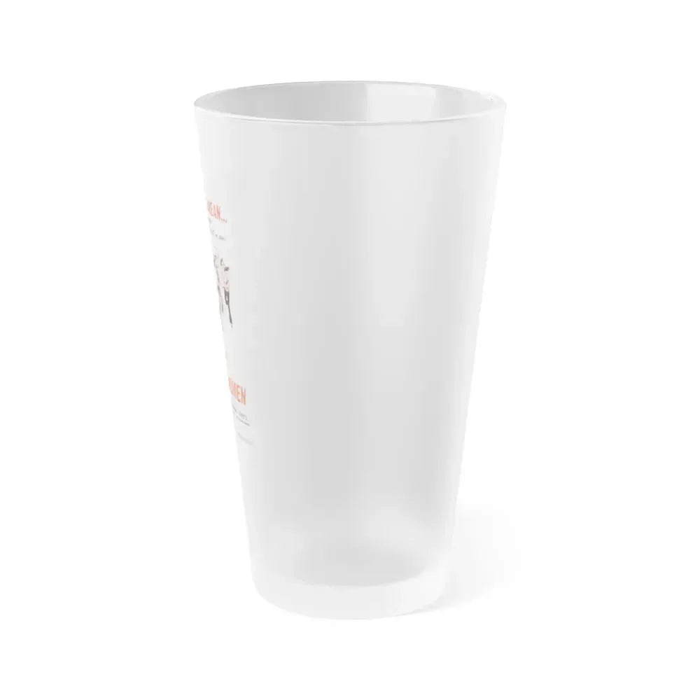 ANGELS WILD WOMEN 1972 Movie Poster - Frosted Pint Glass 16oz - Go Mug Yourself