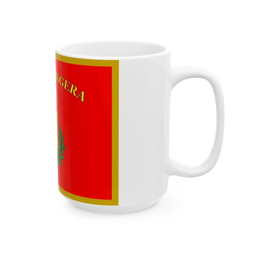 Angera-Bandiera (Italy) White Coffee Mug - Go Mug Yourself