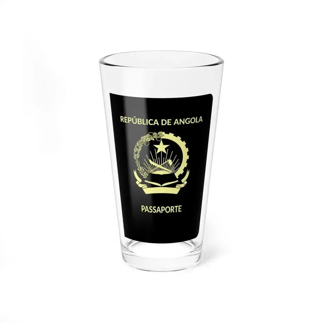 Angolan Passport - Pint Glass 16oz 16oz - Go Mug Yourself
