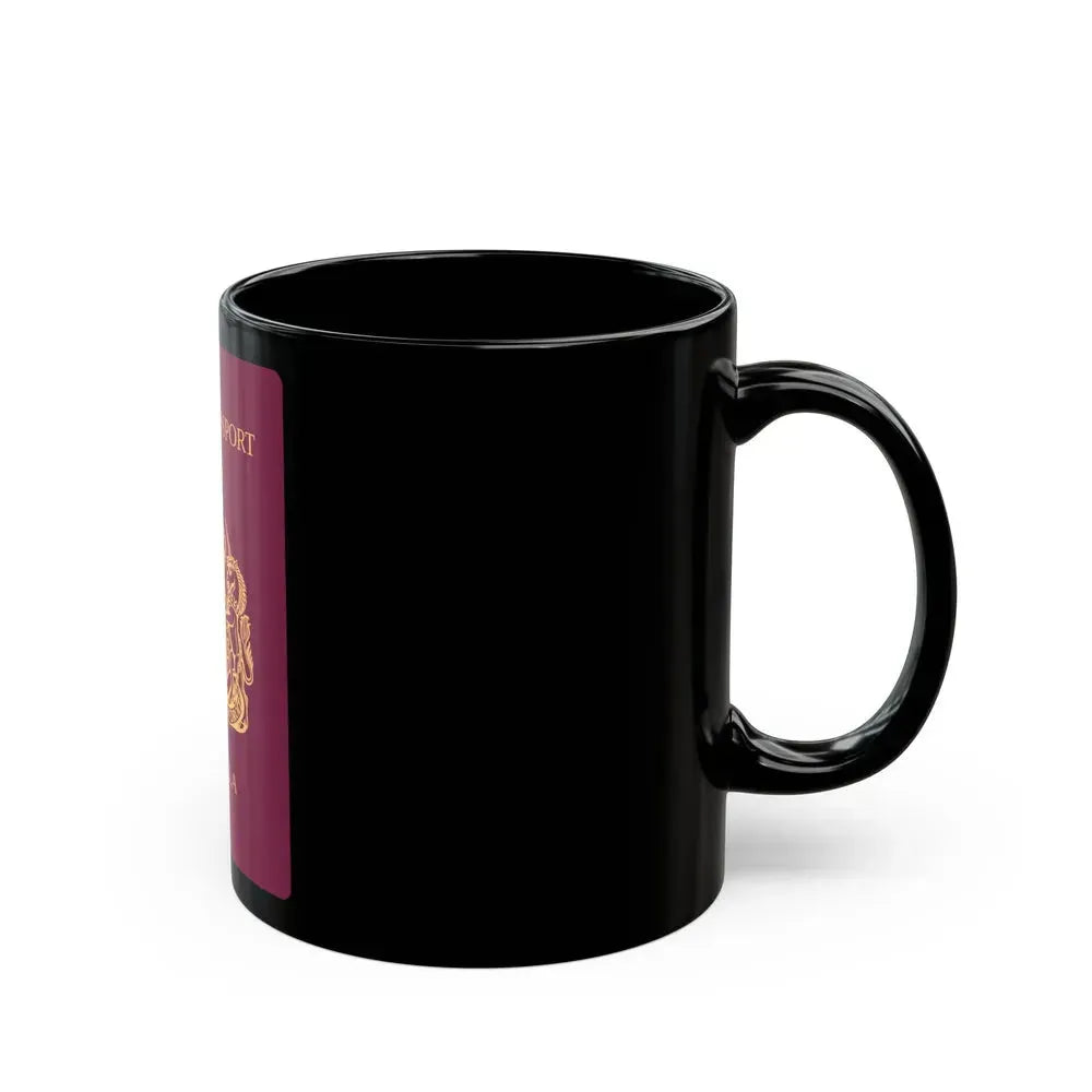 Anguilla Passport - Black Coffee Mug - Go Mug Yourself