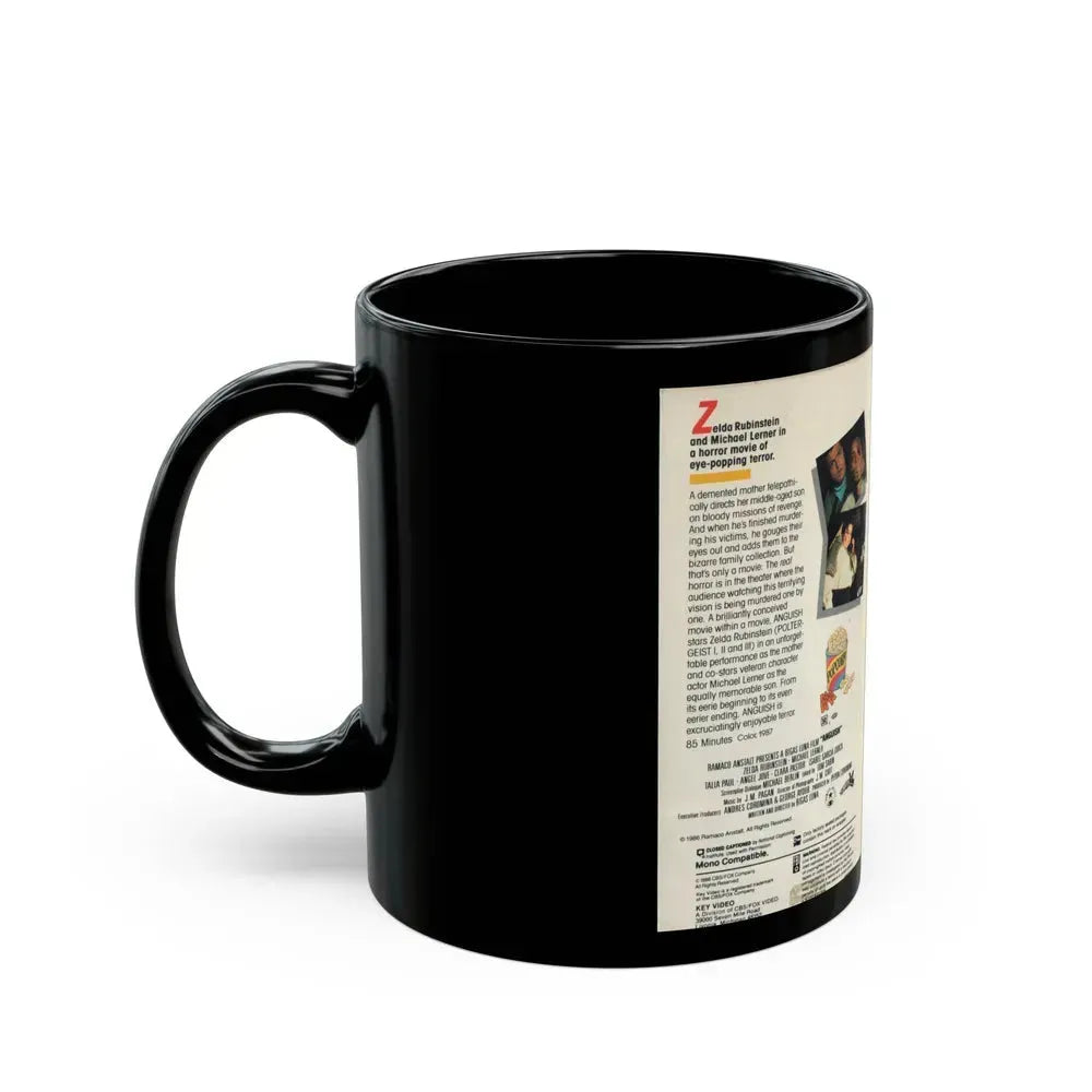 ANGUISH (VHS COVER) - Black Coffee Mug - Go Mug Yourself
