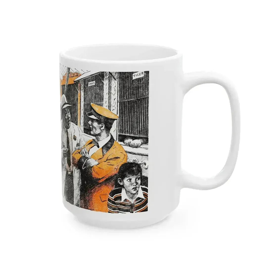 Animal Man (2), Blue Book Magazine, April 1948 - White Coffee Mug - Go Mug Yourself