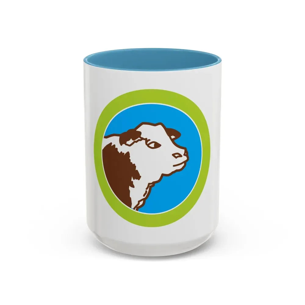Animal Science (Boy Scout Merit Badge) Accent Coffee Mug 15oz Light Blue - Go Mug Yourself