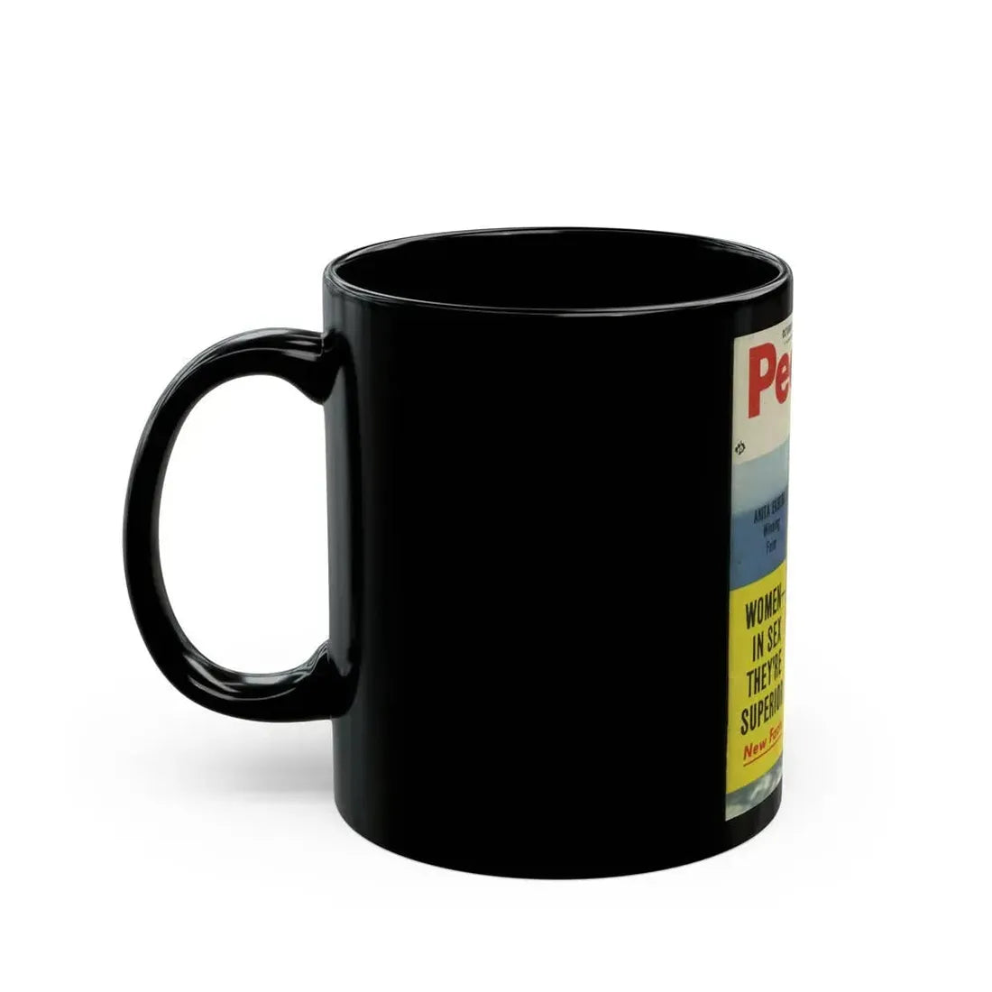 Anita Ekberg #129 - Mag. Cover (Vintage Female Icon) Black Coffee Mug - Go Mug Yourself