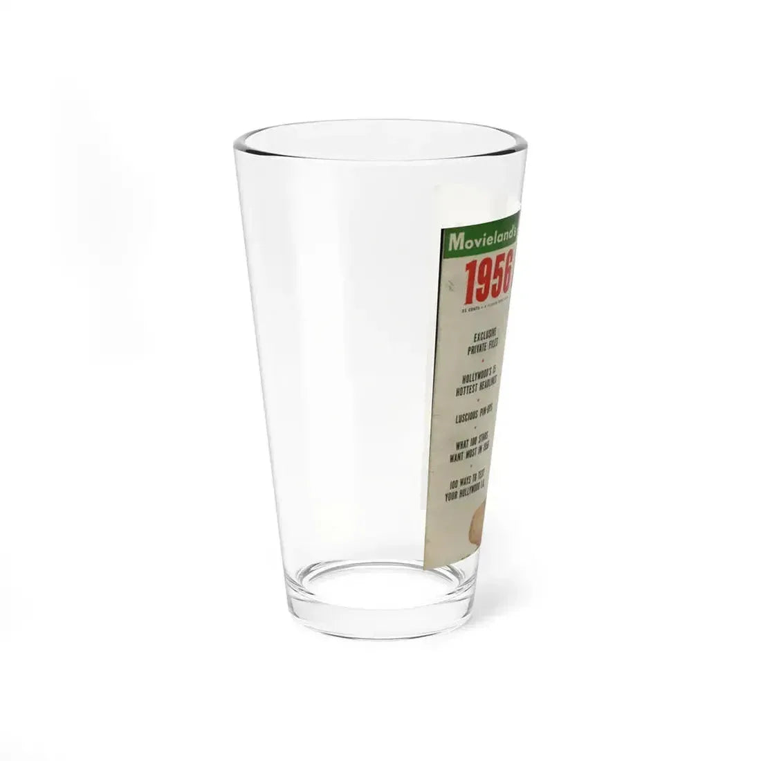 Anita Ekberg #134 - Mag. Cover (Vintage Female Icon) Pint Glass 16oz - Go Mug Yourself
