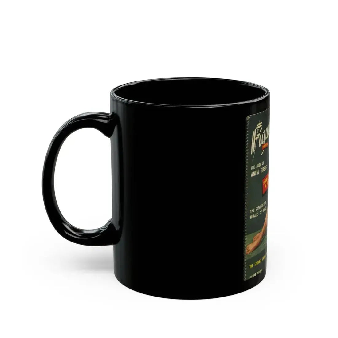 Anita Ekberg #137 - Mag. Cover (Vintage Female Icon) Black Coffee Mug - Go Mug Yourself