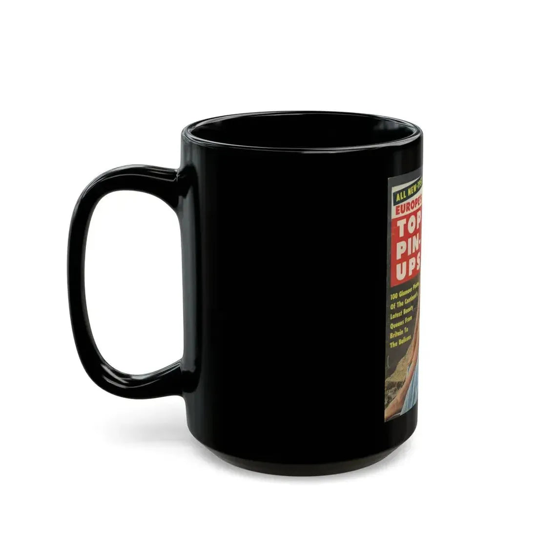 Anita Ekberg #138 - Mag. Cover (Vintage Female Icon) Black Coffee Mug - Go Mug Yourself