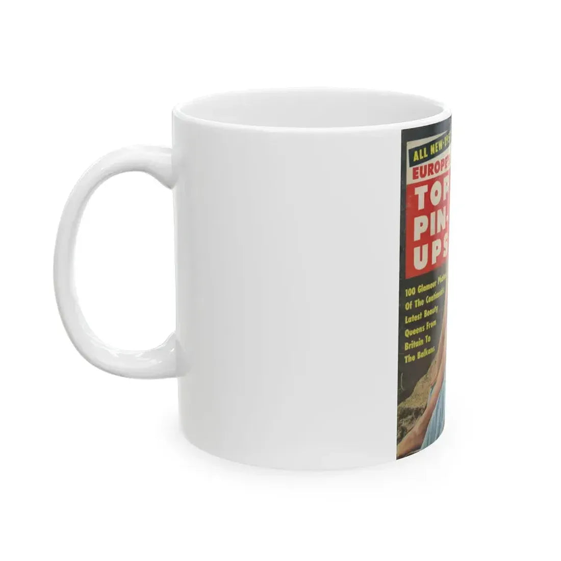 Anita Ekberg #138 - Mag. Cover (Vintage Female Icon) White Coffee Mug - Go Mug Yourself