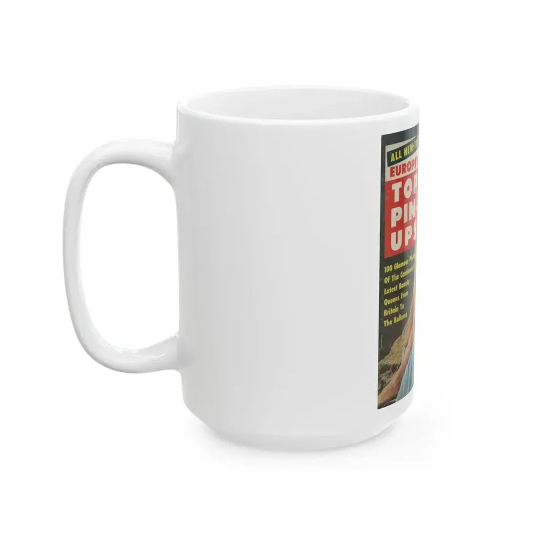 Anita Ekberg #138 - Mag. Cover (Vintage Female Icon) White Coffee Mug - Go Mug Yourself