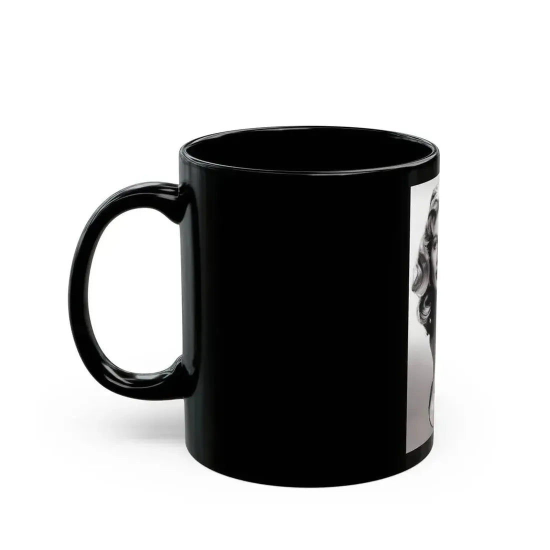 Anita Ekberg #158 (Vintage Female Icon) Black Coffee Mug - Go Mug Yourself