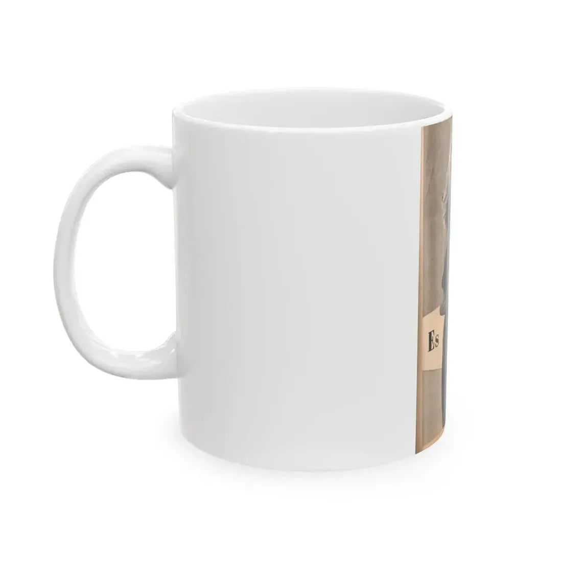 Anita Ekberg #235 - 1 B&W Photo from Foto Mag. '56 - (Vintage Female Icon) White Coffee Mug - Go Mug Yourself