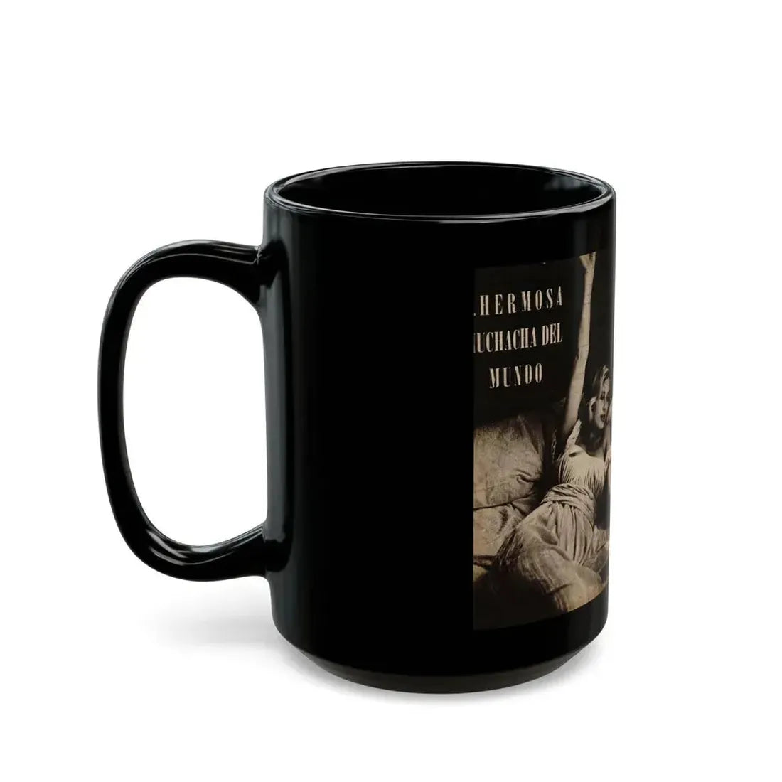 Anita Ekberg #236 - 3 B&W Photos from Foto Mag. '56 (Vintage Female Icon) Black Coffee Mug - Go Mug Yourself