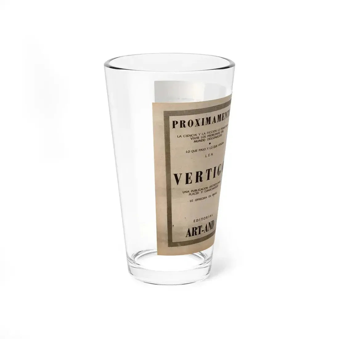 Anita Ekberg #238 - 2 B&W Photos from Foto Mag. '56 (Vintage Female Icon) Pint Glass 16oz - Go Mug Yourself
