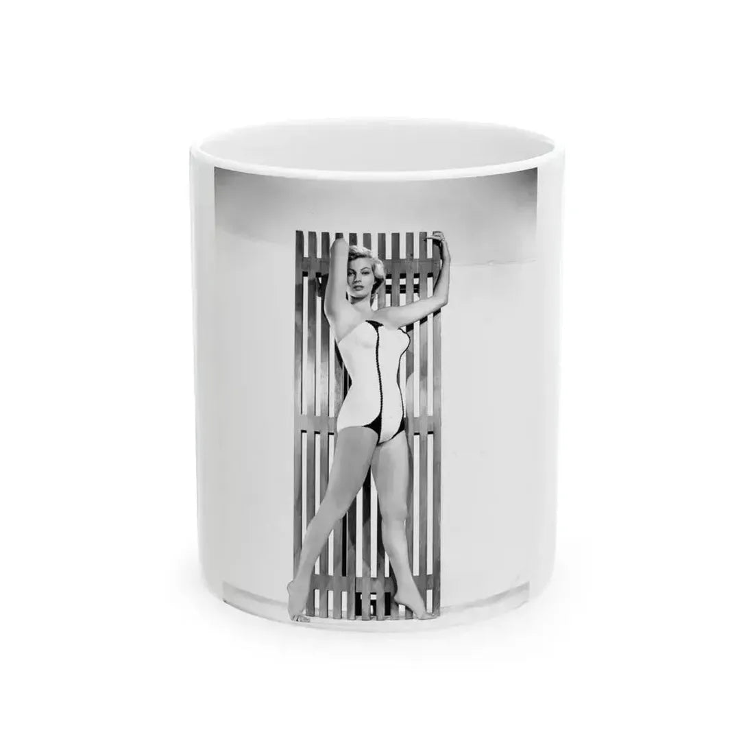 Anita Ekberg #259 (Vintage Female Icon) White Coffee Mug 11oz - Go Mug Yourself