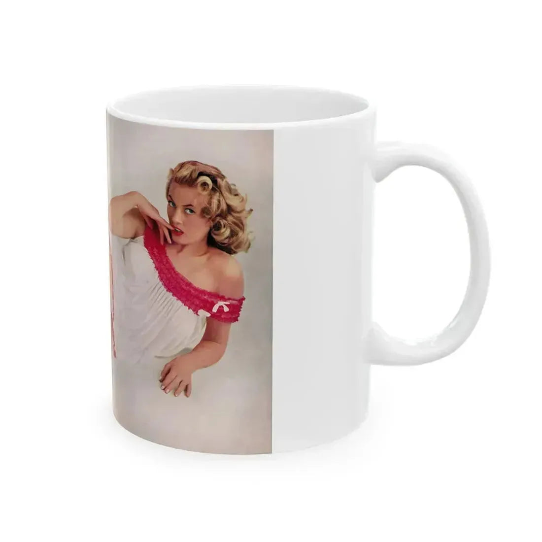 Anita Ekberg #268 (Vintage Female Icon) White Coffee Mug - Go Mug Yourself