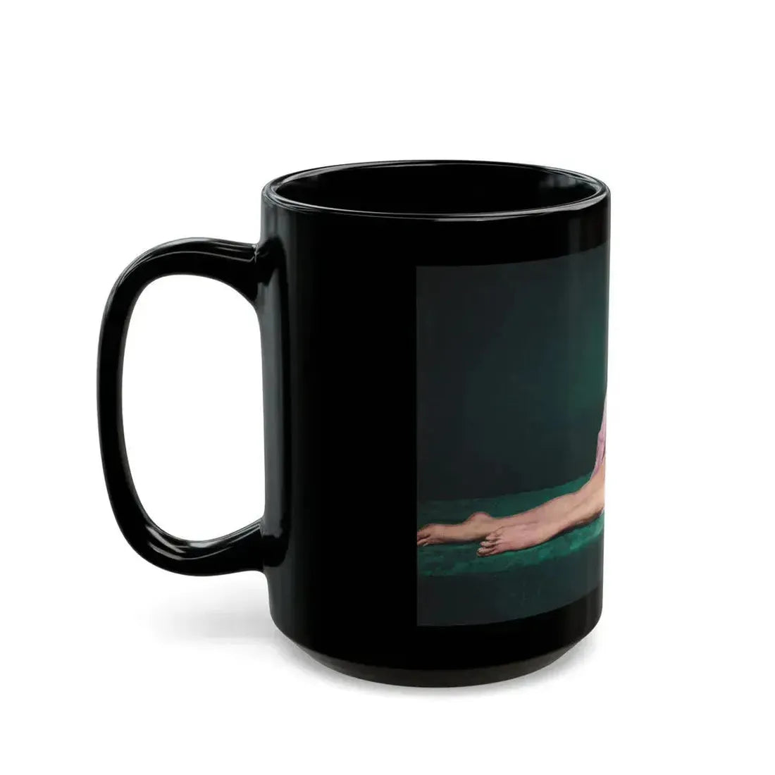Anita Ekberg #272 (Vintage Female Icon) Black Coffee Mug - Go Mug Yourself