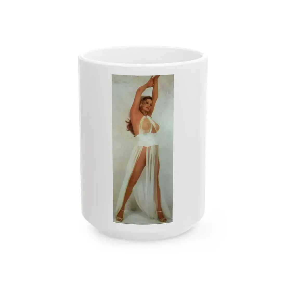 Anita Ekberg #286 - Italian Playboy Mag. Oct. '78 Photo (Vintage Female Icon) White Coffee Mug 15oz - Go Mug Yourself